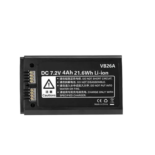 Akku Rundkopf Fotografie Licht Ersatzakku Blitz 7,2V 4000mAh, for VB26, VB26A, V1S, V/S, V1N, V1F, V1O, V1P, Eddie Ion(3 Pcs) von ARPZPPSK