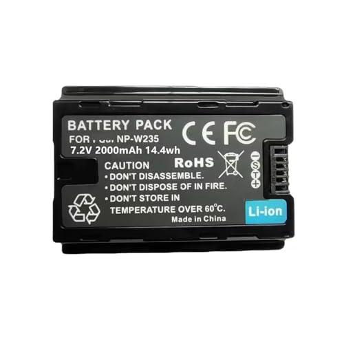 Digitalkamera NP-W235 Akku 7,2 V 2000 MAh Ist Anwendbar, Kompatibel Mit Fujifilm, for GFX 100S X-T4 VG-XT4 Kameras(2pcs) von ARPZPPSK