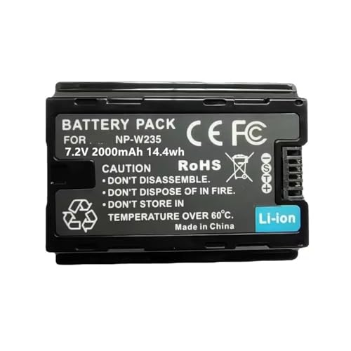 Digitalkamera NP-W235 Akku 7,2 V 2000 MAh Ist Anwendbar, Kompatibel for Fujifilm, for GFX 100S X-T4 VG-XT4 Kameras(3pcs) von ARPZPPSK