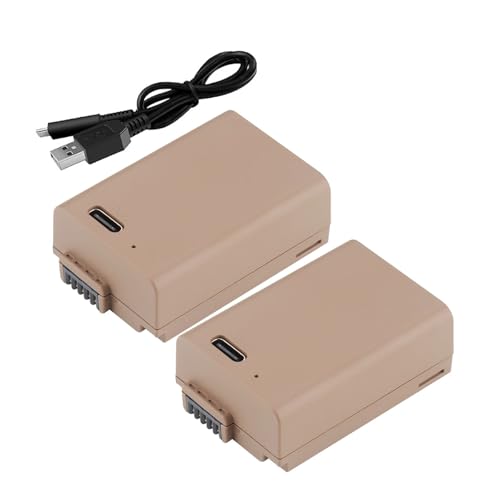 EN EL25 EN-EL25 Akku Mit Typ-C Ladeeingang, Kompatibel for Nikon, for Z30 Z50 ZFC Kamera 4241 EN-EL25 Akku MH-32 Ladegerät(2 Pcs Battery) von ARPZPPSK