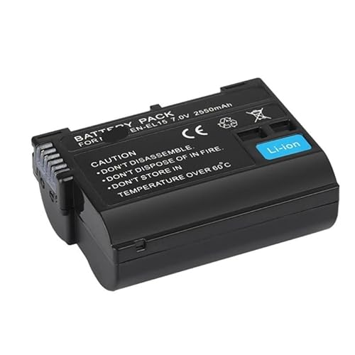 Lithiumbatterie: 2550 MAh, 7 V, Digitalkamera-Akku ENEL15 EN-EL15, Wiederaufladbarer Akku, Kompatibel Mit Nikon, for DSLR-Kamera D500, D750, D7100, D7000, D800, D800E Lithiumbatterie: 2550 MAh, 7 V, Digitalkamera-Akku ENEL15 EN-EL15, Wiederaufladbarer Akku, Kompatibel Mit Nikon, for DSLR-Kamera D500, D750, D7100, D7000, D800, D800E von ARPZPPSK