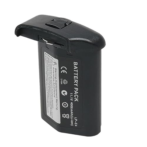Lithiumbatterie: 4000 MAh Li-Ionen-Akku LP E4 LP-E4 LPE4, Kompatibel Mit Canon, for EOS 1D Mark III, EOS-1D Mark IV, EOS 1Ds Mark III, EOS 1D C, EOS 1D X(2PCS 4000mah) von ARPZPPSK