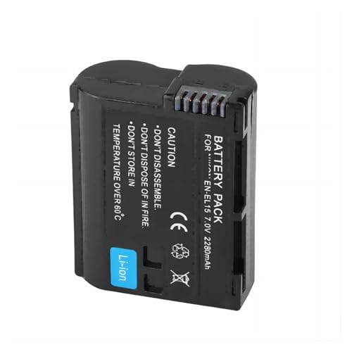 Lithiumbatterie: Kamerabatterie 7 V 2280 MAh EN-EL15 Wiederaufladbarer Li-Ionen-Akku for EN-EL15 D850 D810 D800 D750 D7500 Lithiumbatterie: Kamerabatterie 7 V 2280 MAh EN-EL15 Wiederaufladbarer Li-Ionen-Akku for EN-EL15 D850 D810 D800 D750 D7500 von ARPZPPSK