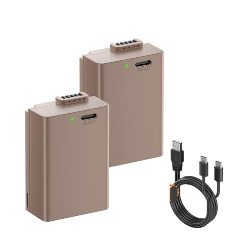 PALO EN EL25 EN-EL25 ENEL25 EL25A Akku Mit USB-Ladeeingang, Kompatibel for Nikon, for Z30 Z50 ZFC-Kameras(2 PCS) von ARPZPPSK