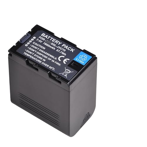 SSL-JVC50 SSL-JVC70 JVC50 JVC70 Akku, Kompatibel Mit JVC, for GY-HMQ10, GY-LS300, GY-HM200, GY-HM600, GY-HM600EC, GY-HM650, GY-HM250 Camcorder(1 JVC70 Battery) von ARPZPPSK