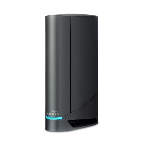 ARRIS Surfboard G34 DOCSIS 3.1 Gigabit-Kabelmodem und Wi-Fi 6-Router (AX3000), zugelassen für Comcast Xfinity, Cox, Spectrum und mehr, Vier 1-Gbit/s-Anschlüsse, max. Internetgeschwindigkeiten von 1 von ARRIS