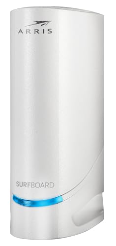 ARRIS Surfboard S34 DOCSIS 3.1 Multi-Gigabit Kabelmodem | zugelassen für Comcast Xfinity, Cox, Spectrum und mehr, maximale Internetgeschwindigkeit von 2,5 Gbit/s, Ladegeschwindigkeit der nächsten von ARRIS