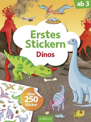 ARS Edition Erstes Stickern Dinos 132171 von ARS Edition