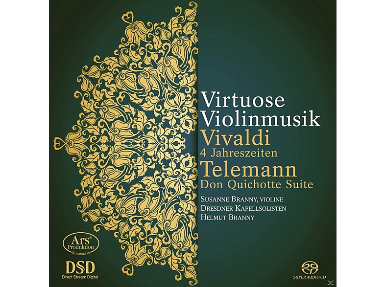 Susanne Branny, Dresdner Kapellsolisten, Helmut Branny - Die 4 Jahreszeiten/Don Quichotte Suite (SACD Hybrid) von ARS PRODUK