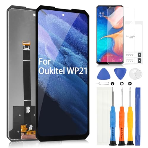 ARSSLY Bildschirm für Oukitel WP21/WP21 Ultra LCD Display Touchscreen Digitazer Assembly Ersatz mit Reparaturwerkzeug-Set (6,78 Zoll, Schwarz) von ARSSLY