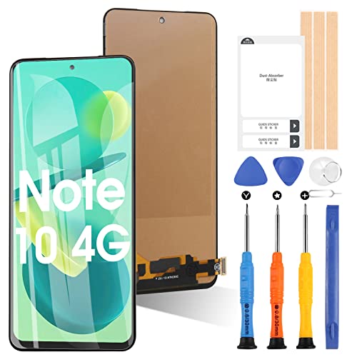 ARSSLY Bildschirm für Xiaomi Redmi Note 10 4G / Redmi Note 10s / M2101K7AI M2101K7AG LCD-Display TFT Touch Digitizer Glass Assembly Ersatzteile (nicht für Mi Note 10 Lite) von ARSSLY