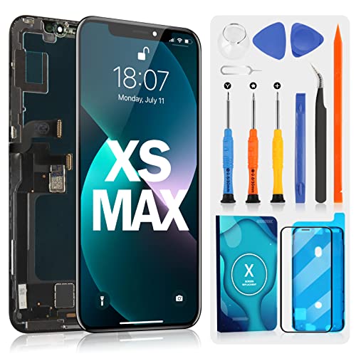 ARSSLY Bildschirm für iPhone XS Max LCD Display für iPhone XS Max A1921 A2101 A2102 A2104 Digitizer Touchscreen Ersatz Montage Reparatur Kits von ARSSLY