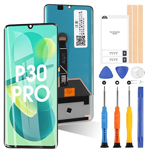 ARSSLY Display für Huawei P30 Pro VOG-L29 VOG-L09 VOG-AL00 OLED LCD Touchscreen Digitizer Ersatzteile mit Werkzeug (mit Fingerabdruck) von ARSSLY