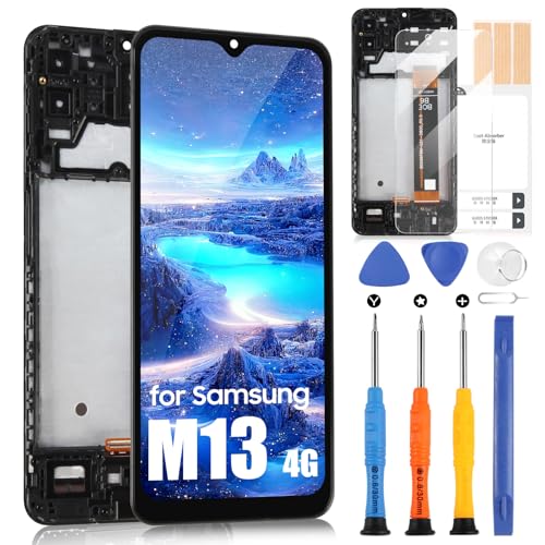 ARSSLY Für Samsung Galaxy M13 4G LCD Display, für Samsung M13 4G SM-M135F, SM-M135F/DSN LCD Bildschirm Touchscreen Digitazer Full Assembly Ersatz Bildschirm mit Reparatur Kit ARSSLY Für Samsung Galaxy M13 4G LCD Display, für Samsung M13 4G SM-M135F, SM-M135F/DSN LCD Bildschirm Touchscreen Digitazer Full Assembly Ersatz Bildschirm mit Reparatur Kit von ARSSLY