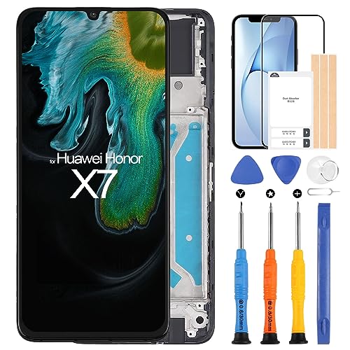 ARSSLY LCD-Bildschirm für Huawei Honor X7 CMA-LX2 CMA-LX1 CMA-LX3 6,74 Zoll Display Digitazer für Honor X7 Touchscreen Assembly mit Werkzeugen (Schwarz mit Rahmen) von ARSSLY
