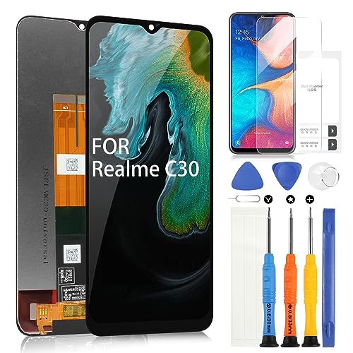 ARSSLY LCD Bildschirm für Oppo Realme C30 RMX3581 RMX3623 Display für Realme C33 RMX3624 6,5 Zoll Digitazer Touchscreen Ersatz Montage mit Werkzeugen von ARSSLY