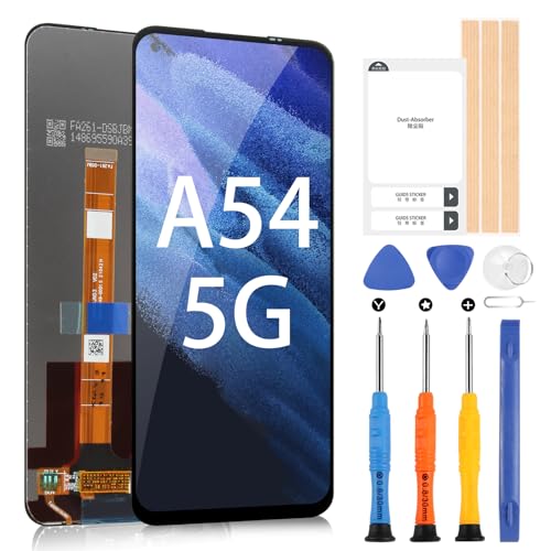 ARSSLY LCD Display für Oppo A54 5G Oppo A74 5G CPH2263 CPH2197 LCD Bildschirm Digitizer Touchscreen Ersatz Montage mit Werkzeugen (Schwarz, 6,5 Zoll) von ARSSLY