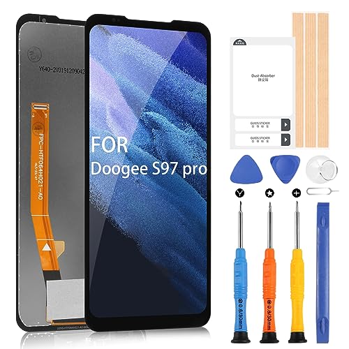 ARSSLY OLED-LCD-Bildschirm für DOOGEE S97 PRO Display für Doogee S97 PRO 6,39 Zoll Digitazer Touchscreen Ersatz Assembly mit Werkzeugen von ARSSLY