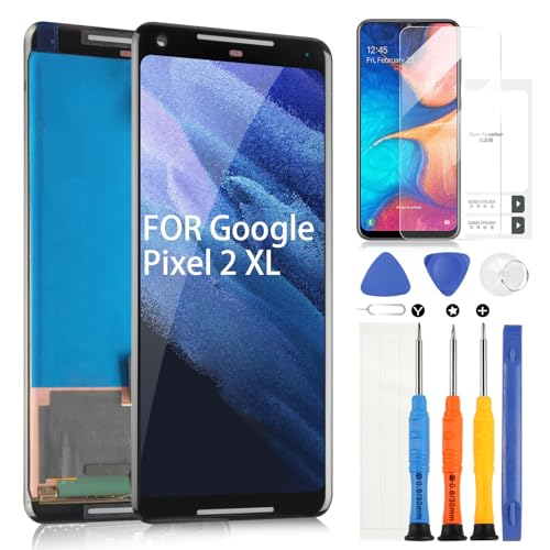 ARSSLY OLED LCD Bildschirm für Google Pixel 2 XL, 6,0 Zoll LCD Display für Pixel 2 XL Ersatz Bildschirm Touchscreen Digitizer Ersatz Assembly mit Reparatur Kit von ARSSLY