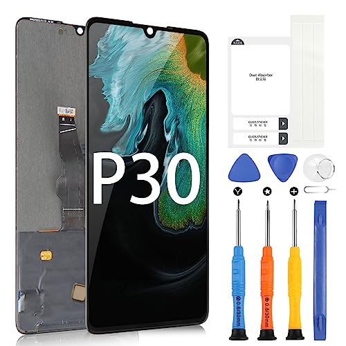 ARSSLY OLED LCD für Huawei P30 ELE-L04 ELE-L09 ELE-L29 6,47 Zoll Display Touchscreen Replacement Digitizer Baugruppe mit Reparaturset (nicht für P30 PRO) von ARSSLY