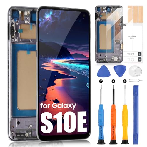 ARSSLY TFT Display für Samsung Galaxy S10e Display für Galaxy S10e Display SM-G970F SM-G970U SM-G970W Touchscreen Digitizer Assembly Reparatur Set (Schwarz mit Rahmen, keine Halterung für ARSSLY TFT Display für Samsung Galaxy S10e Display für Galaxy S10e Display SM-G970F SM-G970U SM-G970W Touchscreen Digitizer Assembly Reparatur Set (Schwarz mit Rahmen, keine Halterung für von ARSSLY