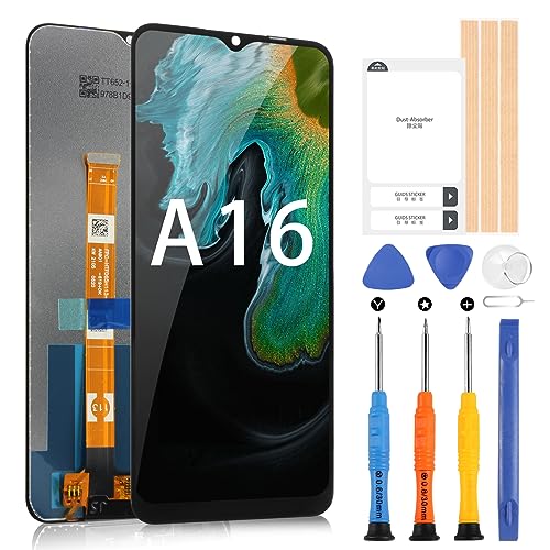 Bildschirm für Oppo A16 CPH2269 6,52 Zoll LCD Display für Oppo A16s CPH2271 Touch Digitazer Glas Touchscreen Assembly Ersatz mit kostenlosen Werkzeugen von ARSSLY