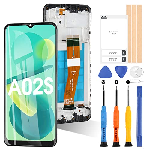 Bildschirm für Samsung Galaxy A02S A025U A025A A025V A025G LCD Display Touch Digitazer Assembly Ersatzteile (163mm, Nicht für SM-A025F SM-A025M) von ARSSLY