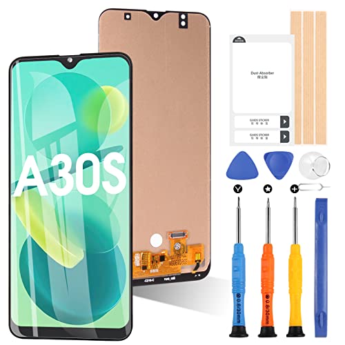 Bildschirm für Samsung Galaxy A30s A307F A307 A307FN A307GN LCD Display Touchscreen Baugruppe Ersatz Glas Digitalisierer mit Werkzeugen von ARSSLY