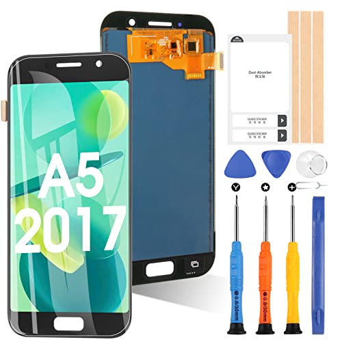 Bildschirm für Samsung Galaxy A5 2017 A520 A520F LCD Display Digitizer Assembly Ersatzglas Touchscreen mit Werkzeugen (schwarz) von ARSSLY