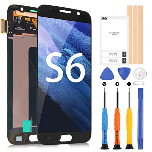 Bildschirm für Samsung Galaxy S6 G920 LCD Display für Samsung S6 Bildschirm Ersatz für SM-G920 G920F G920FD G920I G920A G920T Touch Digitizer Montage Reparaturset von ARSSLY
