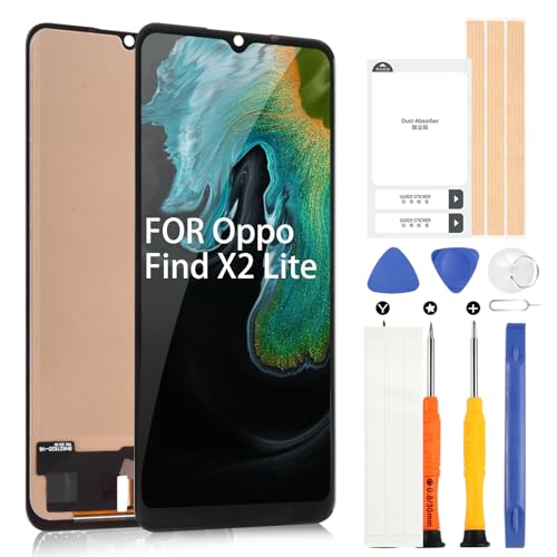 Display für Oppo Find X2 Lite CPH2005 6,4 Zoll LCD Display Touchscreen Montage Ersatz Glas Digitalisierer mit Reparatur Kit Display für Oppo Find X2 Lite CPH2005 6,4 Zoll LCD Display Touchscreen Montage Ersatz Glas Digitalisierer mit Reparatur Kit von ARSSLY