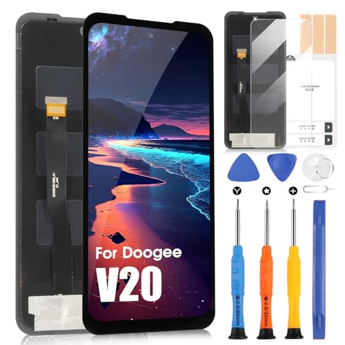 LCD Bildschirm für Doogee V20 LCD Display für Doogee V20 Ersatz Bildschirms Touchscreen Digitizer Full Assembly mit Reparaturwerkzeug Set (Schwarz) von ARSSLY