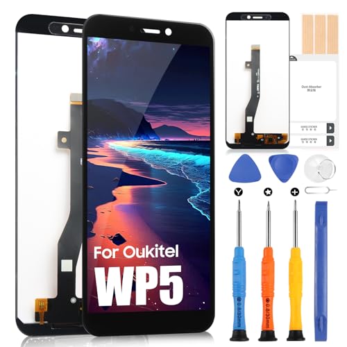 LCD Display für Oukitel WP5 / WP5 Pro, Display für Oukitel WP5 Pro 5,5 Zoll, LCD Bildschirm Touchscreen-Digitizer vollständige Montage mit Reparatursatz LCD Display für Oukitel WP5 / WP5 Pro, Display für Oukitel WP5 Pro 5,5 Zoll, LCD Bildschirm Touchscreen-Digitizer vollständige Montage mit Reparatursatz von ARSSLY