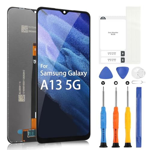 LCD-Display für Samsung Galaxy A13 5G A136B A136U LCD Display Digitizer Touch Bildschirm Ersatz Assembly mit Werkzeugen (nicht für A13 4G) von ARSSLY