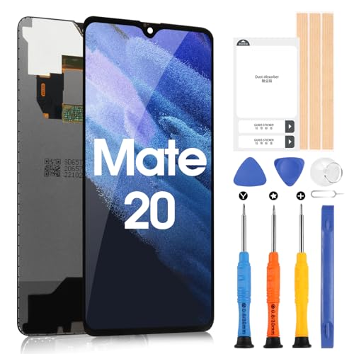 LCD Display für Huawei Mate 20 LCD Bildschirm für Huawei Mate 20 HMA-L29 HMA-L09 HMA-LX9 Ersatz Touchscreen Digitizer mit Reparatur-Set (Schwarz unterstützt Fingerabdruck) von ARSSLY