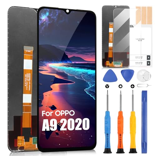 LCD Display für Oppo A9 2020 / A5 2020 / A11x LCD Bildschirm für Oppo A9 2020 LCD Bildschirmersatz CPH1937 CPH1939 CPH1941 Digitizer Touchscreen mit Werkzeugen(6.5'') von ARSSLY