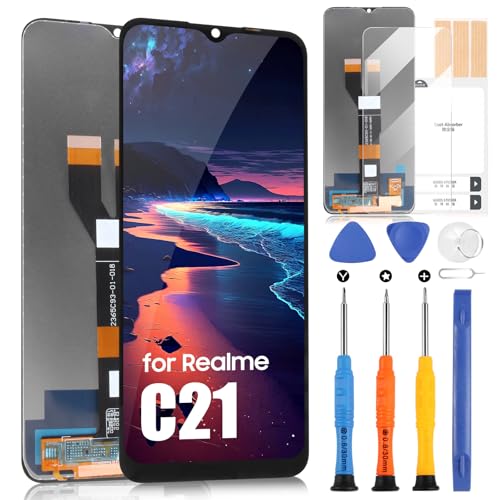 für Realme C20 / C11 / C21 2021 RMX3231 LCD Display - für Realme C21 Display Digitalisierer für Realme C21 RMX3201 LCD Bildschirm Ersatz Glas Pannello Montage Reparaturkits Schwarz für Realme C20 / C11 / C21 2021 RMX3231 LCD Display - für Realme C21 Display Digitalisierer für Realme C21 RMX3201 LCD Bildschirm Ersatz Glas Pannello Montage Reparaturkits Schwarz von ARSSLY