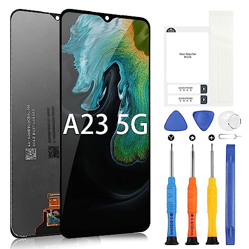 LCD Display für Samsung Galaxy A23 5G Display für Galaxy A23 5G SM-A236U SM-A236B SM-A236B/DS SM-A236B/DSN SM-A236E LCD Bildschirm Touchscreen Digitizer Full Assembly mit Reparatur Kit (6,6 Zoll) von ARSSLY