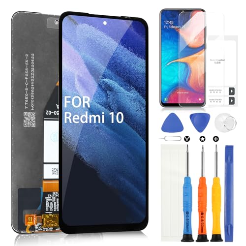 LCD Display für Xiaomi Redmi 10 21061119AG 21061119DG / Redmi 10 22011119UY 21121119SG Display Digitazer Touchscreen mit Werkzeugen (nicht für Redmi Note 10) von ARSSLY