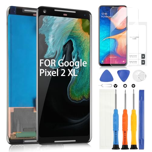 OLED LCD Display für Google Pixel 2 XL, LCD Bildschirm für Pixel 2 XL Ersatz Bildschirm Touchscreen Digitizer Ersatz Montage mit Werkzeugen (6,0 Zoll, Schwarz) von ARSSLY