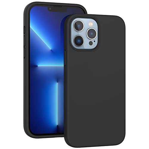 ARSUNOVO für iPhone 13 Pro Flüssig Silikon Hülle, iPhone 13 Pro Liquid Silicone Case, Verdickte Stoßfeste Silikonhülle Weichem Microfiber-Innenfutter Handyhülle Cover für iPhone 13 Pro - Schwarz ARSUNOVO für iPhone 13 Pro Flüssig Silikon Hülle, iPhone 13 Pro Liquid Silicone Case, Verdickte Stoßfeste Silikonhülle Weichem Microfiber-Innenfutter Handyhülle Cover für iPhone 13 Pro - Schwarz von ARSUNOVO