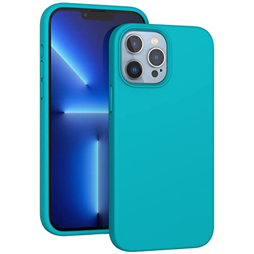 ARSUNOVO für iPhone 13 Pro Flüssig Silikon Hülle, iPhone 13 Pro Liquid Silicone Case, Stoßfeste Silikonhülle Weichem Microfiber-Innenfutter Handyhülle Cover für iPhone 13 Pro - Blaugrün ARSUNOVO für iPhone 13 Pro Flüssig Silikon Hülle, iPhone 13 Pro Liquid Silicone Case, Stoßfeste Silikonhülle Weichem Microfiber-Innenfutter Handyhülle Cover für iPhone 13 Pro - Blaugrün von ARSUNOVO