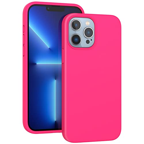 ARSUNOVO für iPhone 13 Pro Flüssig Silikon Hülle, iPhone 13 Pro Liquid Silicone Case, Verdickte Stoßfeste Silikonhülle Weichem Microfiber-Innenfutter Handyhülle Cover für iPhone 13 Pro - HotPink ARSUNOVO für iPhone 13 Pro Flüssig Silikon Hülle, iPhone 13 Pro Liquid Silicone Case, Verdickte Stoßfeste Silikonhülle Weichem Microfiber-Innenfutter Handyhülle Cover für iPhone 13 Pro - HotPink von ARSUNOVO