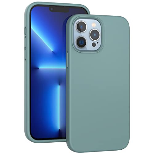 ARSUNOVO für iPhone 13 Pro Flüssig Silikon Hülle, iPhone 13 Pro Liquid Silicone Case, Stoßfeste Silikonhülle Weichem Microfiber-Innenfutter Handyhülle Cover für iPhone 13 Pro - Pine Green ARSUNOVO für iPhone 13 Pro Flüssig Silikon Hülle, iPhone 13 Pro Liquid Silicone Case, Stoßfeste Silikonhülle Weichem Microfiber-Innenfutter Handyhülle Cover für iPhone 13 Pro - Pine Green von ARSUNOVO