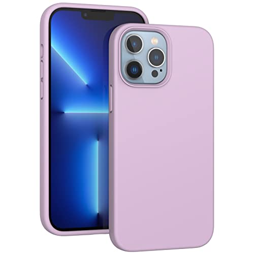 ARSUNOVO für iPhone 13 Pro Flüssig Silikon Hülle, iPhone 13 Pro Liquid Silicone Case, Stoßfeste Silikonhülle Weichem Microfiber-Innenfutter Handyhülle Cover für iPhone 13 Pro - Pink Lila ARSUNOVO für iPhone 13 Pro Flüssig Silikon Hülle, iPhone 13 Pro Liquid Silicone Case, Stoßfeste Silikonhülle Weichem Microfiber-Innenfutter Handyhülle Cover für iPhone 13 Pro - Pink Lila von ARSUNOVO