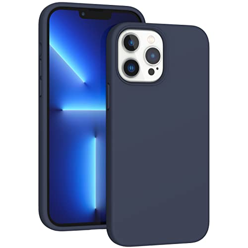 ARSUNOVO für iPhone 13 Pro Max Flüssig Silikon Hülle, iPhone 13 Pro Max Liquid Silicone Case, Stoßfeste Silikonhülle Weichem Microfiber-Innenfutter Handyhülle Cover für 13 Pro Max - Mitternachtsblau ARSUNOVO für iPhone 13 Pro Max Flüssig Silikon Hülle, iPhone 13 Pro Max Liquid Silicone Case, Stoßfeste Silikonhülle Weichem Microfiber-Innenfutter Handyhülle Cover für 13 Pro Max - Mitternachtsblau von ARSUNOVO