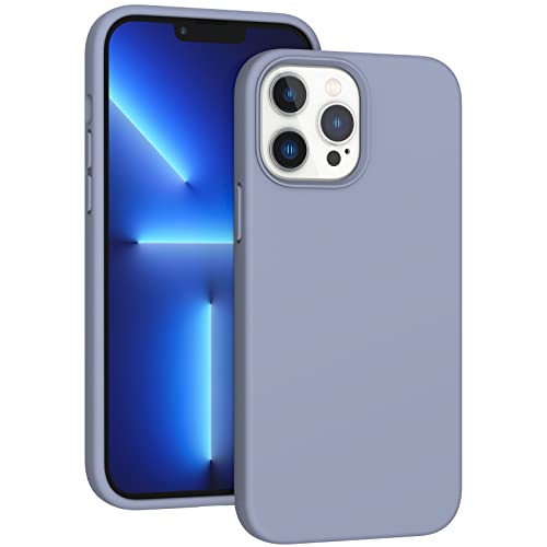 ARSUNOVO für iPhone 13 Pro Max Flüssig Silikon Hülle, iPhone 13 Pro Max Liquid Silicone Case, Stoßfeste Silikonhülle Weichem Microfiber-Innenfutter Handyhülle Cover für 13 Pro Max - Lavendelgrau ARSUNOVO für iPhone 13 Pro Max Flüssig Silikon Hülle, iPhone 13 Pro Max Liquid Silicone Case, Stoßfeste Silikonhülle Weichem Microfiber-Innenfutter Handyhülle Cover für 13 Pro Max - Lavendelgrau von ARSUNOVO