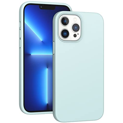 ARSUNOVO iPhone 13 Pro Max Flüssig Silikon Hülle, Stoßfeste Silikonhülle Mit Weichem Microfiber-Innenfutter - MinzGrün ARSUNOVO iPhone 13 Pro Max Flüssig Silikon Hülle, Stoßfeste Silikonhülle Mit Weichem Microfiber-Innenfutter - MinzGrün von ARSUNOVO