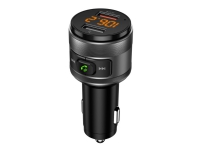 FM Transmitter Art FM MP3 Autotransmitter mit BT Funktion, USB LCD FM-57 QC3.0 von ART