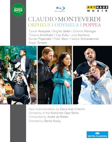 Monteverdi: Orpheus / Odysseus / Poppea [3 Blu-rays] von ARTHAUS